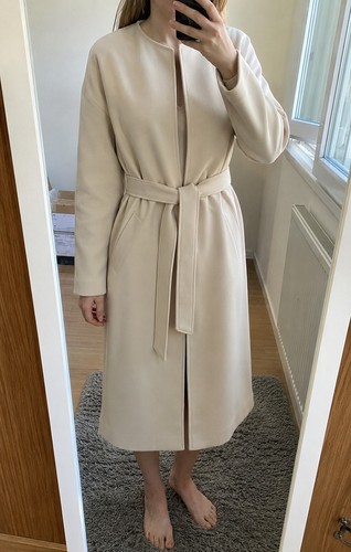Trenchcoat mantel lang - h&m,