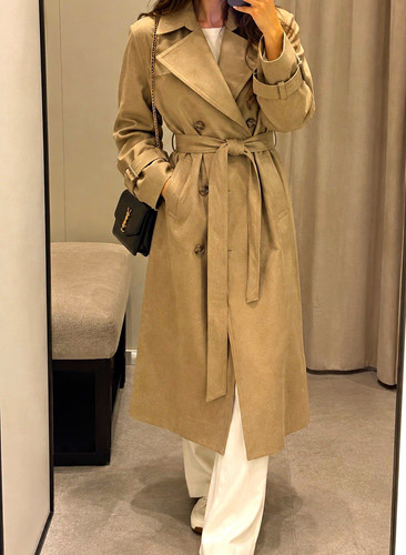 Damen trenchcoat mantel - trenchcoat,