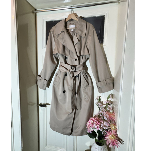 Damen trenchcoat xl beige - trenchcoat,