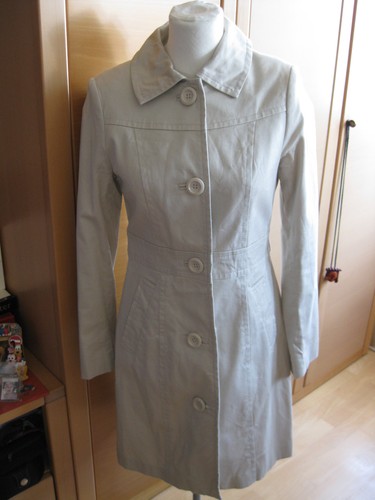 Trenchcoat mantel beige 36 - trenchcoat,